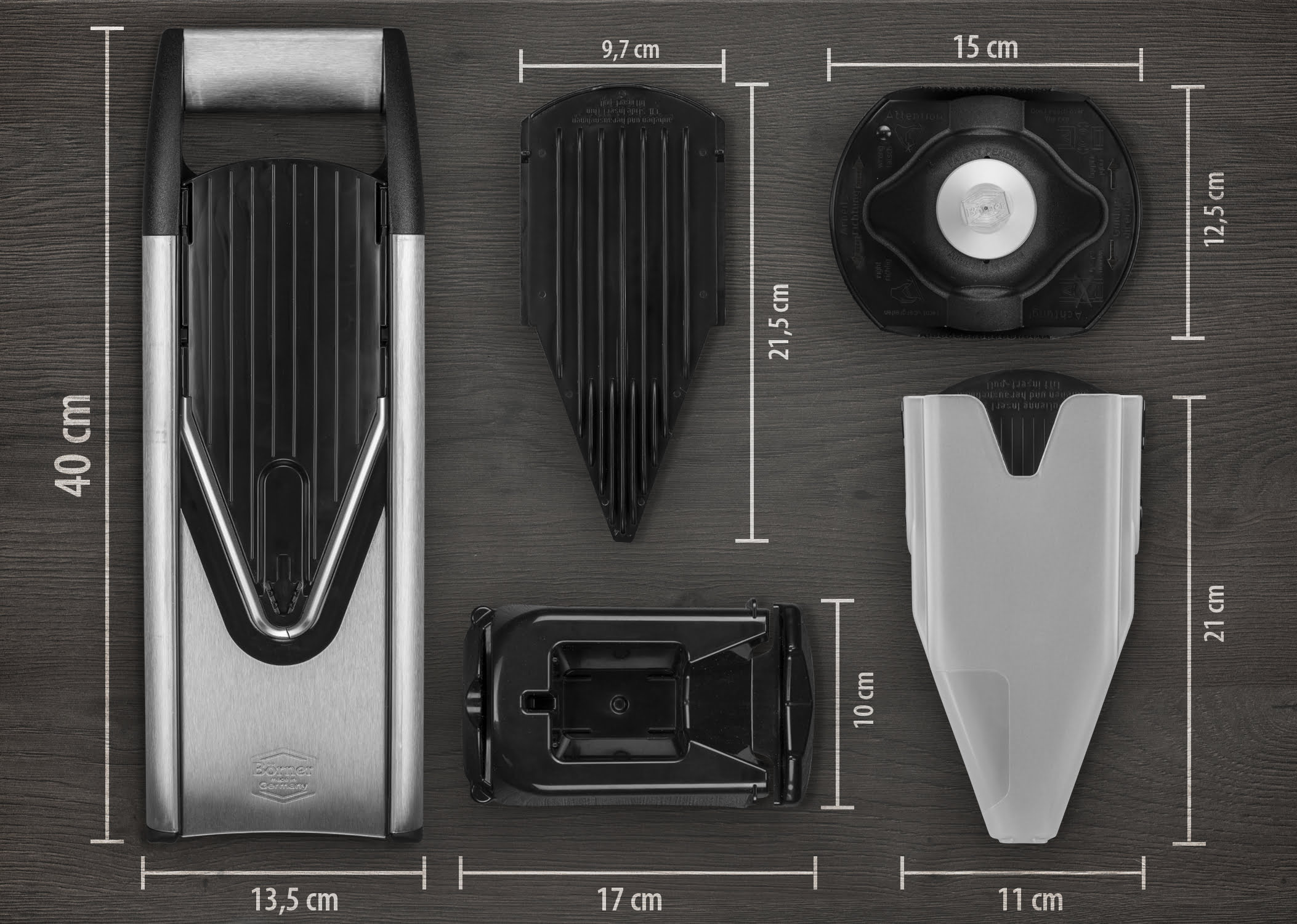 coupe-légumes v6 borner