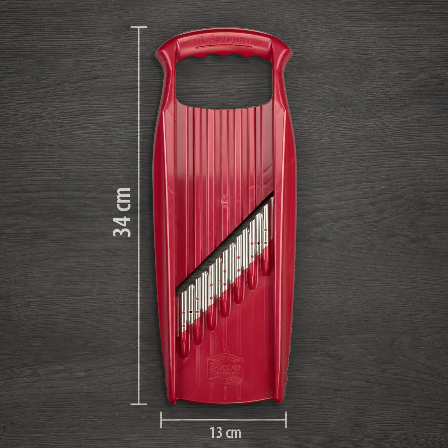 râpe gaufrette XXL red