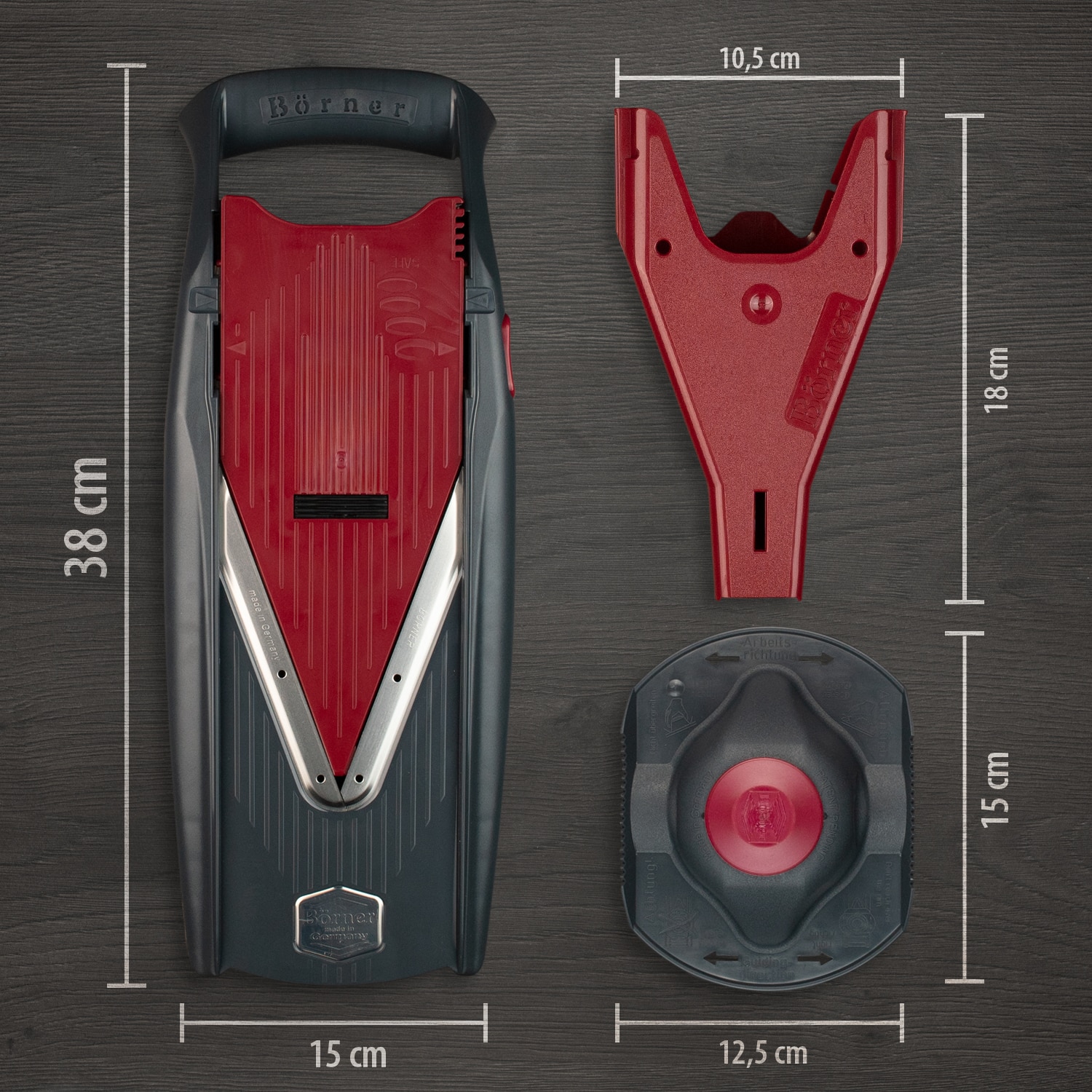 Set Standard mandoline Börner Vital