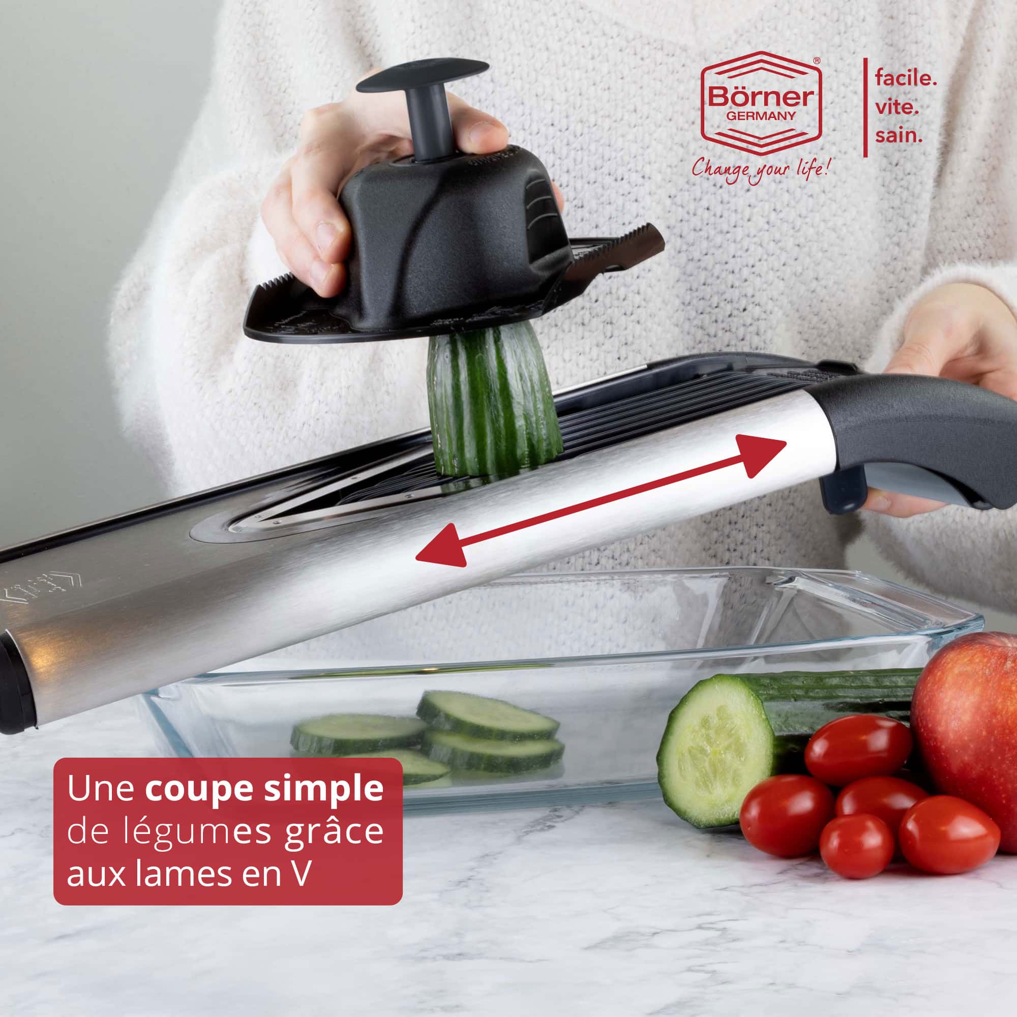 Set de base mandoline V6 ExclusiveLine Börner