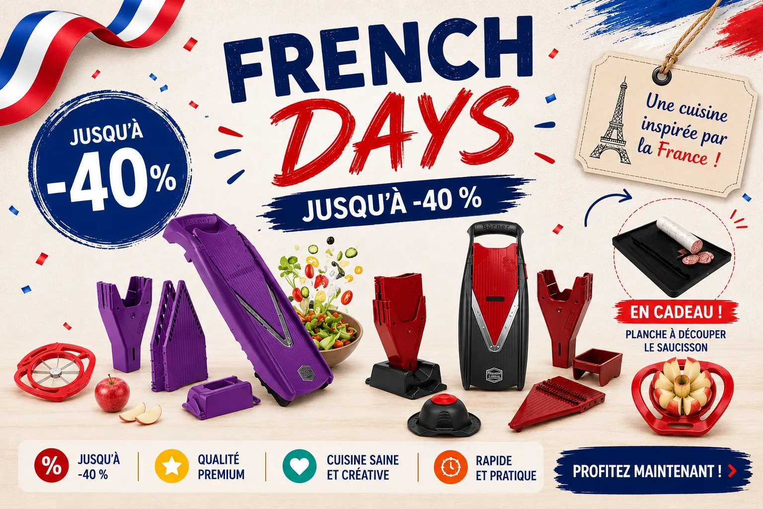 French Days Börner — jusqu'à -40 %