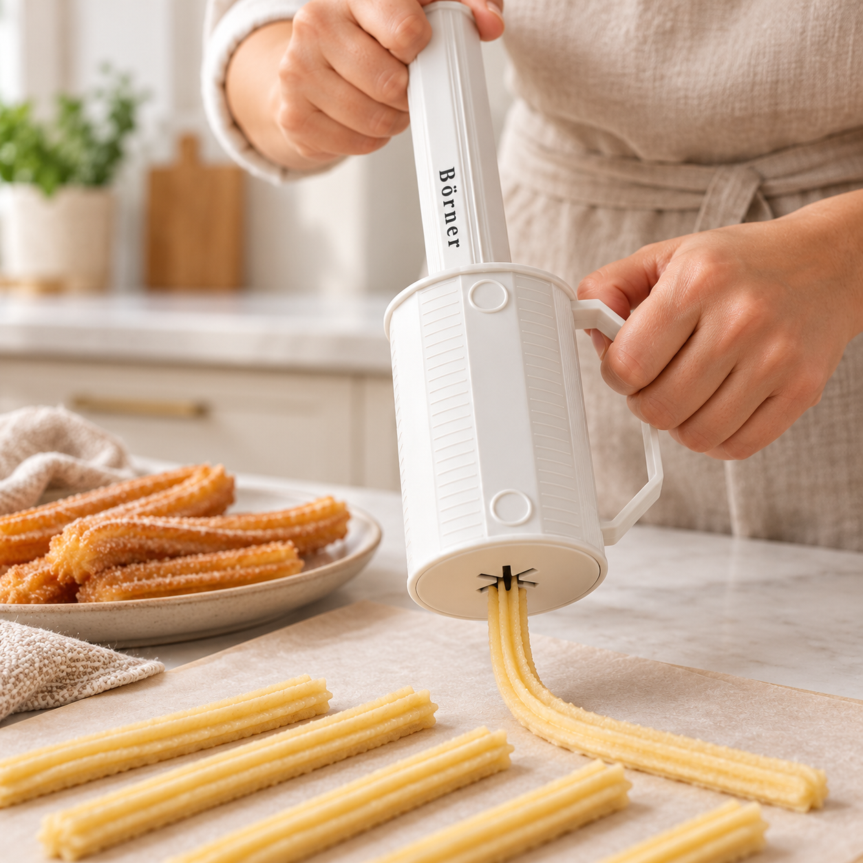 Churros Maker Börner et ses churros fins maison